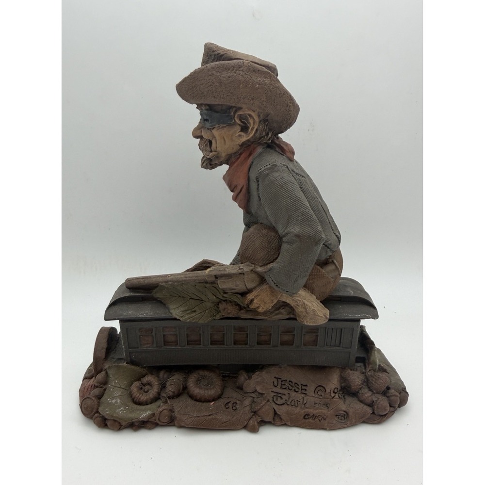 Vintage Tom Clark Jesse #68 Cowboy Train Figurine Cairn Studio Signed 1985